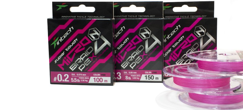 Intech Micro Braid PEX4 pink