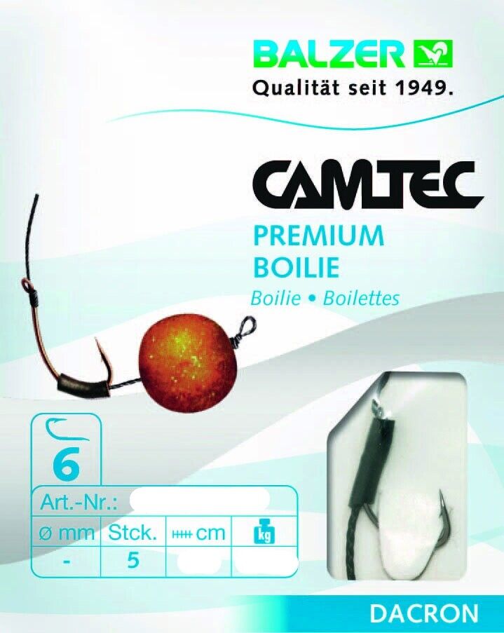 Balzer Camtec Premium Boilie schwarz