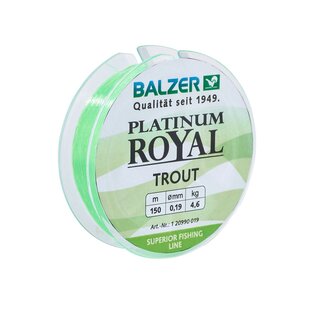 Balzer Platinium Royal Trout 150m Chartreuse